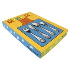 Dikkie Dik Kinderbestek met naam 4-delig