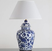 Yajutang Porcelain vase lamp with blue painting