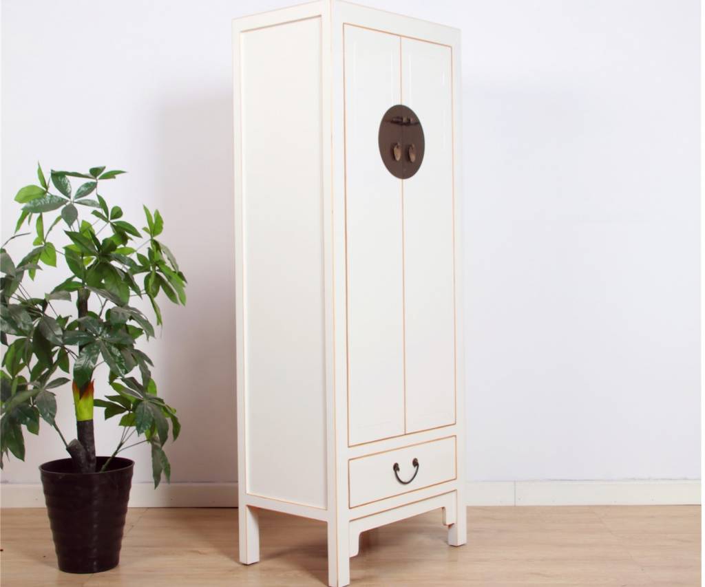 Chinese Wedding Cabinet 2 Doors 1 Drawer White Yajutang Mobel Gmbh