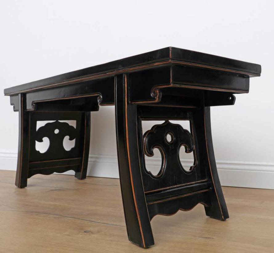 Table Coffee Table Sofa Table Opium Solid Wood Black Yajutang