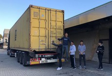 Endlich ist unser neuer Container aus China eingetroffen. 