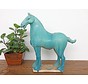 Tang horse terracotta feng shui symbol endurance victory turquoise