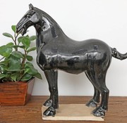 Yajutang Tang horse terracotta black