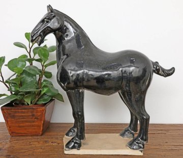Yajutang Tang horse terracotta black