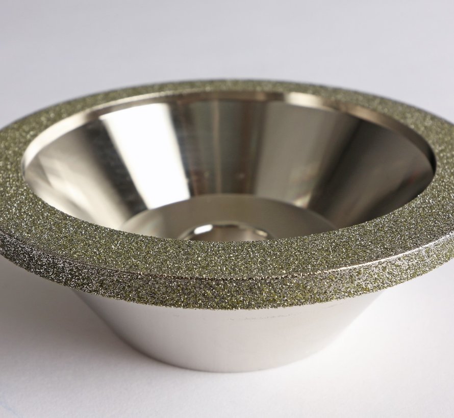 Diamond grinding wheel in bowl shape Grid 100 (coarse)