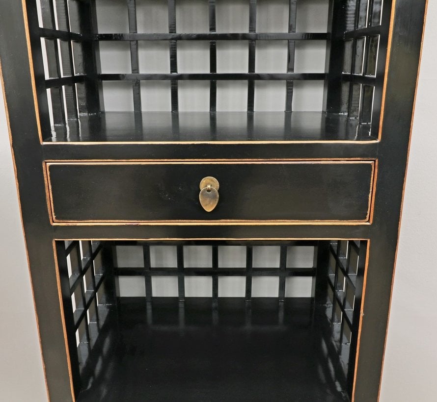 Chinese wedding cupboard 2 doors 1 drawer