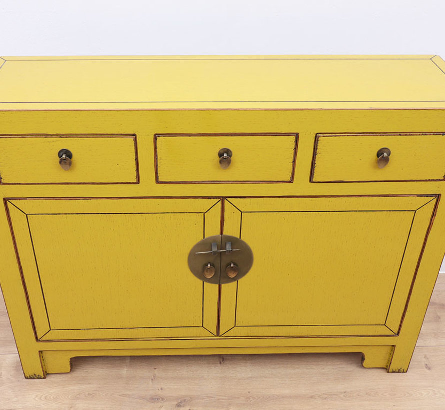 chinesische Kommode  Orientalisch/Asiatisch Stil gelb