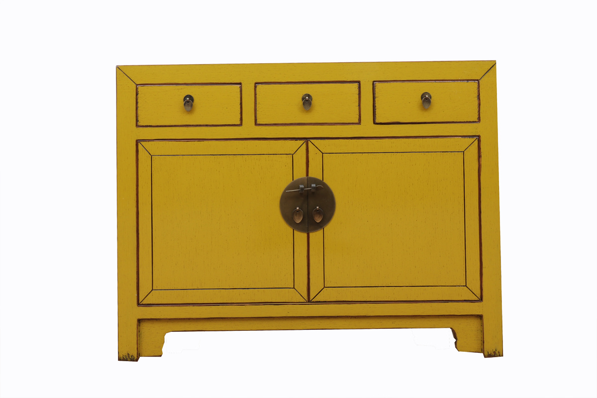 Chinese Dresser Oriental Asian Style Yellow Yajutang Mobel Gmbh