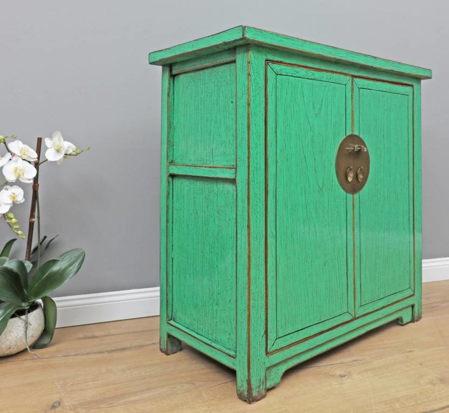 Antique Chest Of Drawers 2 Doors Green Yajutang Mobel Gmbh