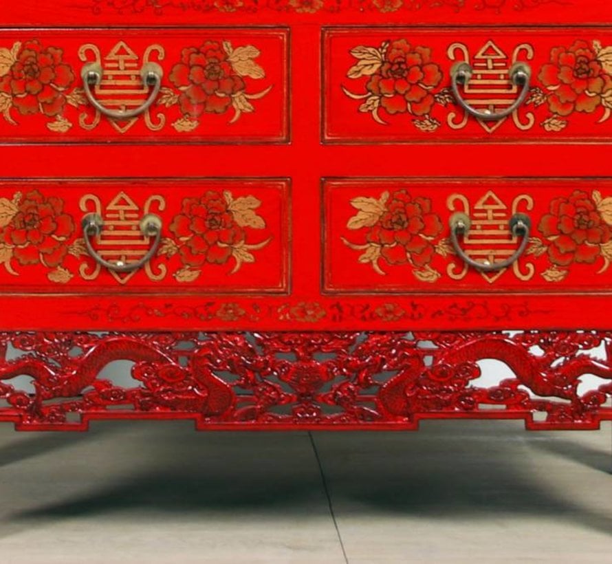 chinese cabinet wedding cupboard wardrobe red