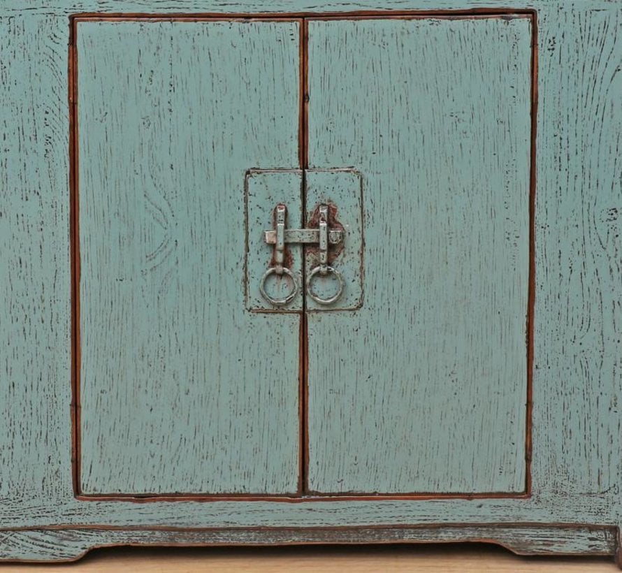 Antike chinesische Kommode Sideboard 2 Türen 2 Schubladen