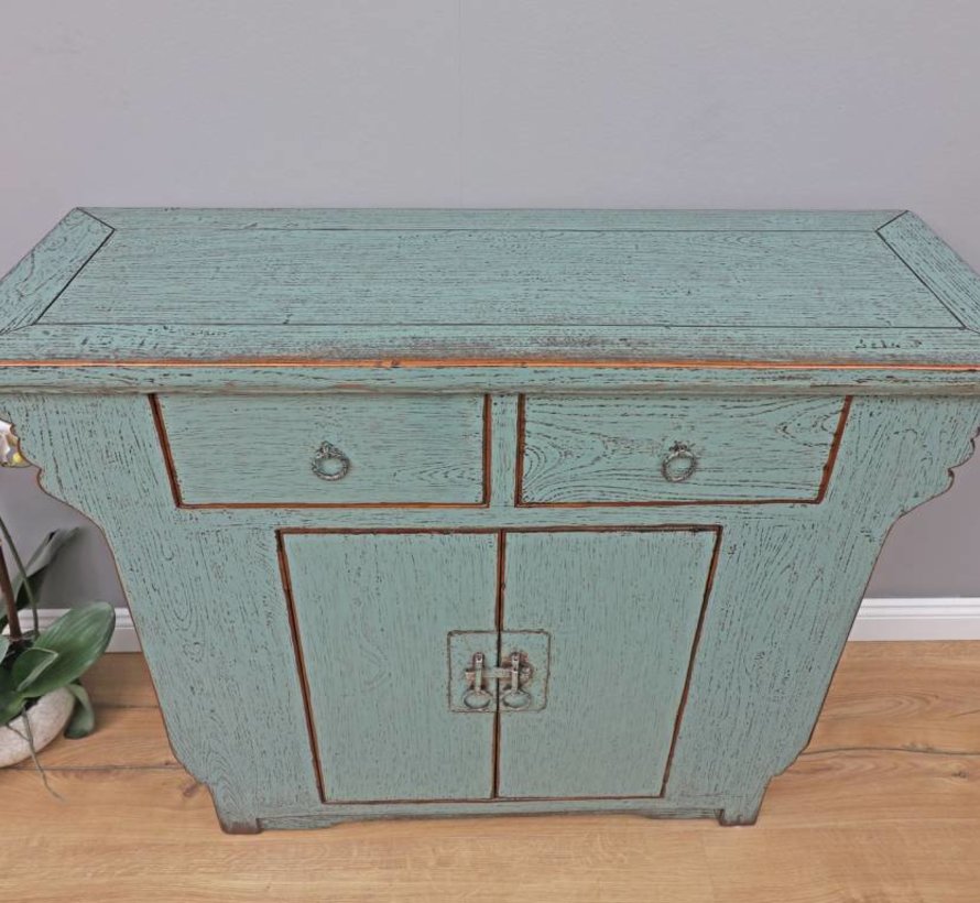 Antique Chinese dresser sideboard 2 doors 2 drawers