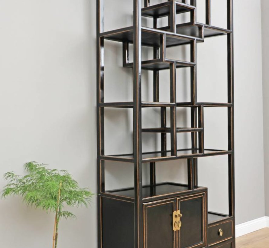 Shelf Chinese Chest Of Drawers Black Yajutang Mobel Gmbh