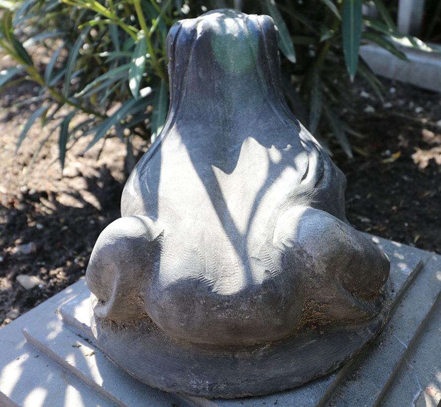 Frosch naturstein Brunnen Figur für Garten