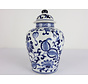 Chinese porcelain lidded vase 27 cm high Ø 17cm