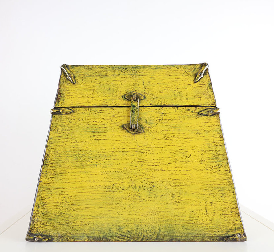 Antique Chinese chest yellow