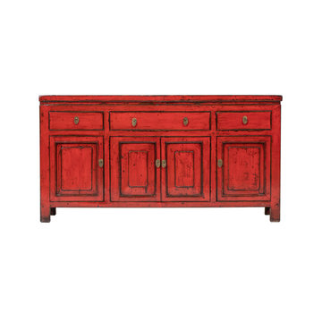 Yajutang Antique lowboard  red