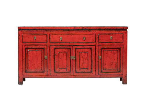 Yajutang Antique lowboard red