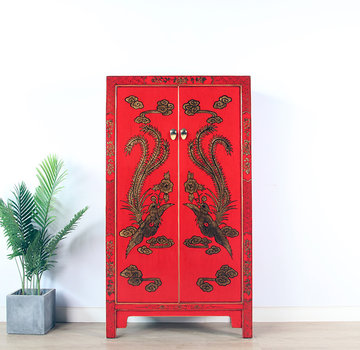 Yajutang Cabinet handpainted red