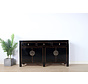 Chinese dresser sideboard 4 Türen 3 Schubladen black