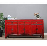 Yajutang Sideboard 6 doors 3 drawers red