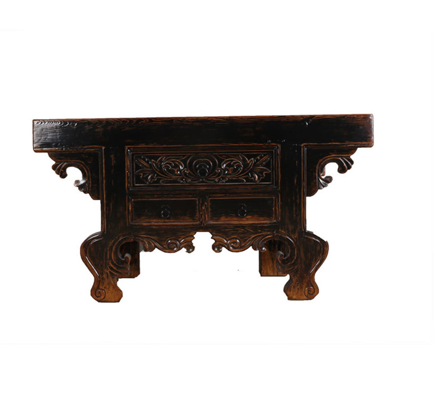 Antiker Chinesischer Tisch Massivholz China Beistelltisch Teetisch