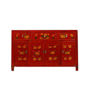 Yajutang Antique hand-painted sideboard red