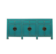 Yajutang Chinese sideboard 6Türen 3 Schubladen turquoise