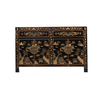 Yajutang sideboard hand gilt painting landscape