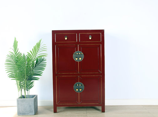 Yajutang chinese dresser shoe cabinet purple RAL3004