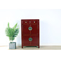Chinesische Kommode Schuhschrank  purpurrot RAL3004