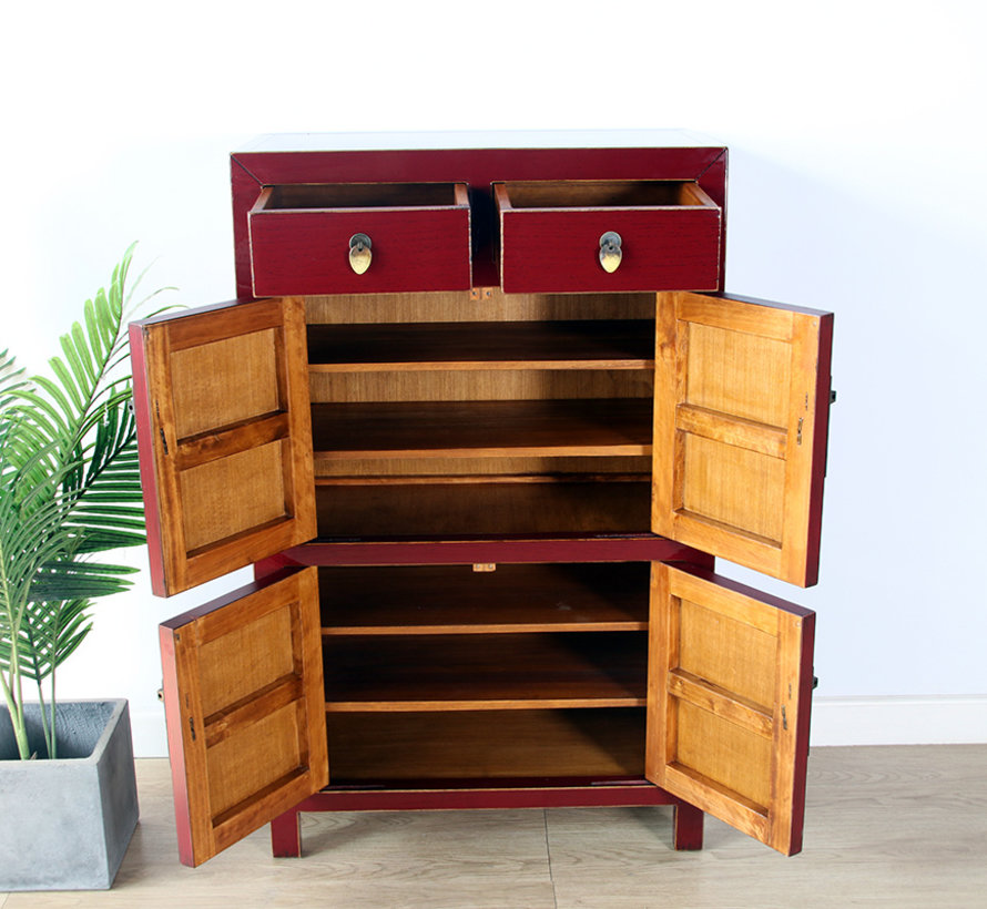 Chinese dresser shoe cabinet closet  purple RAL3004