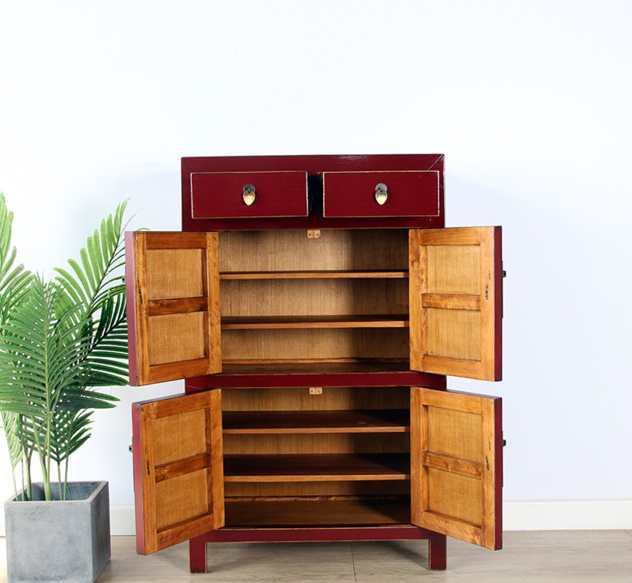 Chinese dresser shoe cabinet closet  purple RAL3004