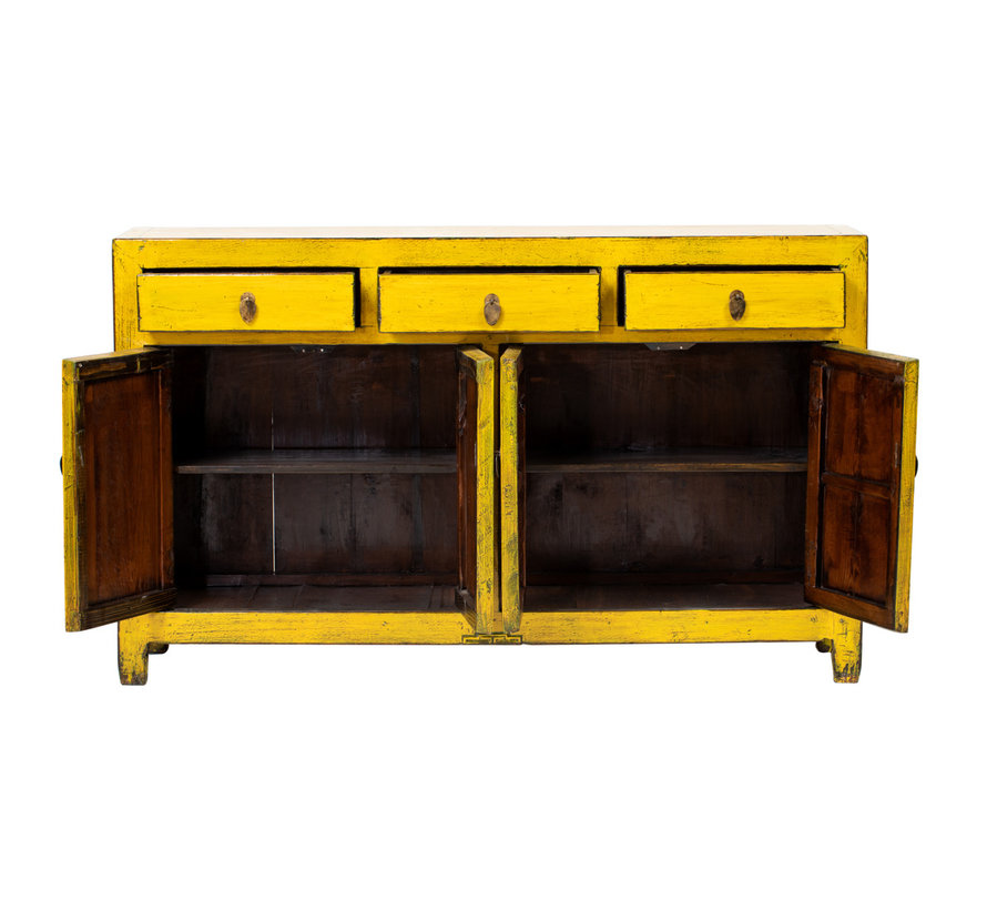 Antique sideboard lowboard chinese asia asian cabinet