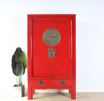 Yajutang Chinesischer Hochzeitschrank rot