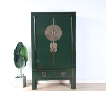 Yajutang Chinese wedding cabinet fir-green