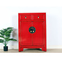Chinese chest of drawers Oriental / Asian style red