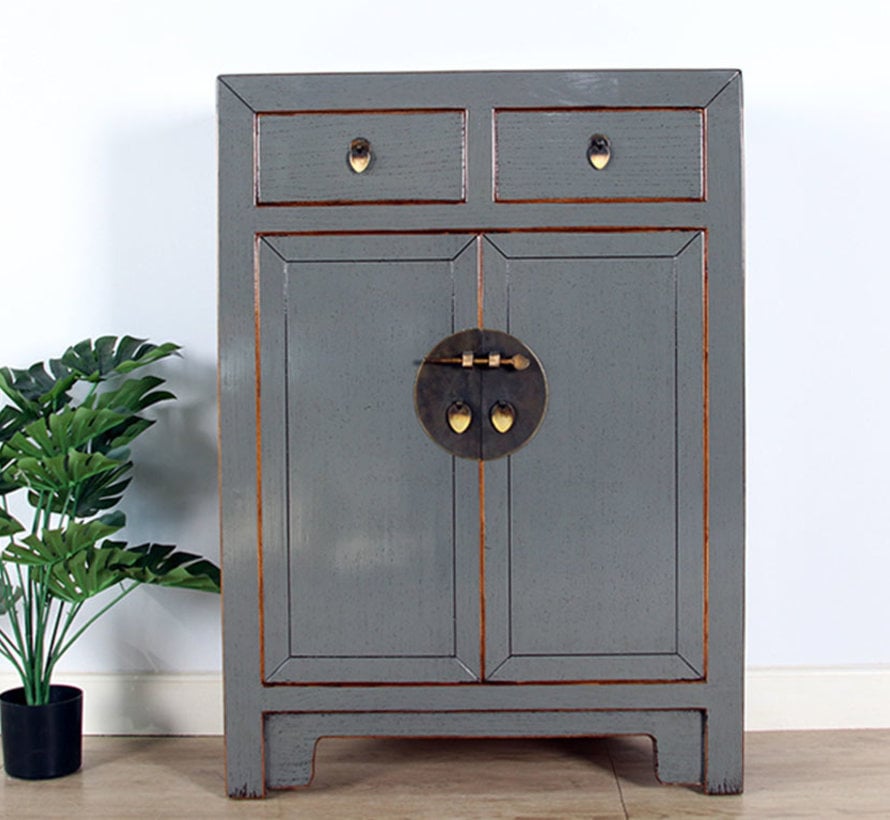 Chinese chest of drawers Oriental / Asian style gray