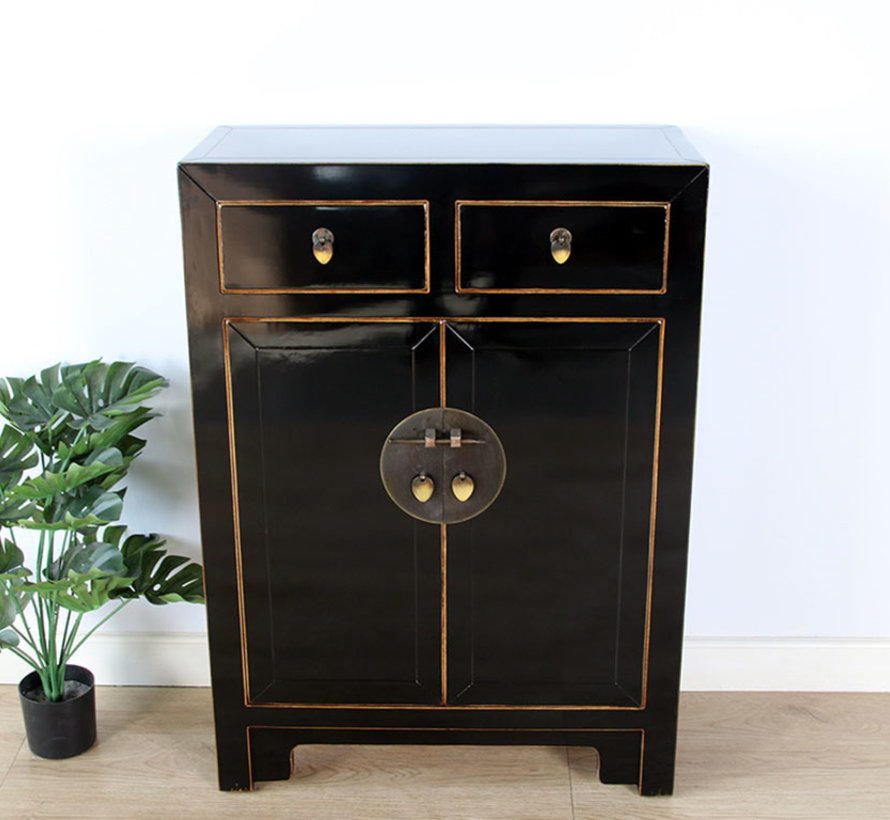 Chinese chest of drawers Oriental / Asian style black