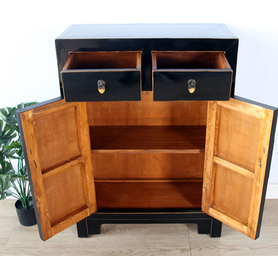 Chinese chest of drawers Oriental / Asian style black