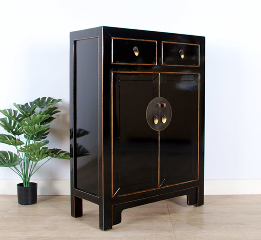 Chinese chest of drawers Oriental / Asian style black