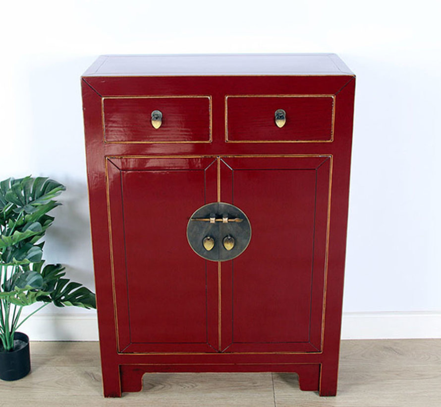 Chinese chest of drawers Oriental / Asian style purple