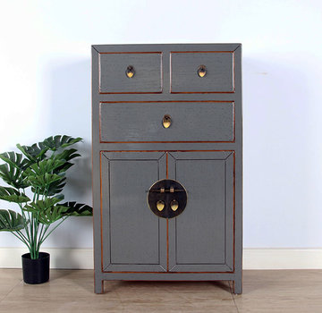 Yajutang chinesische Kommode  grau  RAL7005