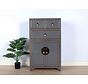 Chinese dresser sideboard 3 Schubladen 2 doors  gray RAL7005