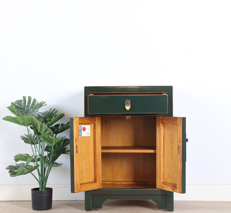 Chinese dresser  Oriental / Asian style fir green