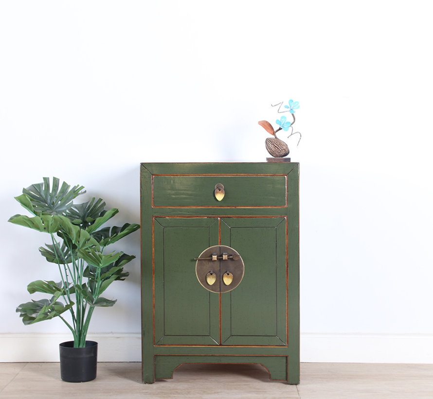 Chinese dresser  Oriental / Asian style olive-green