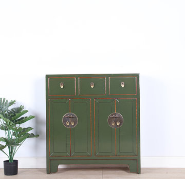 Yajutang Chinese cabinet olive-green RAL6003