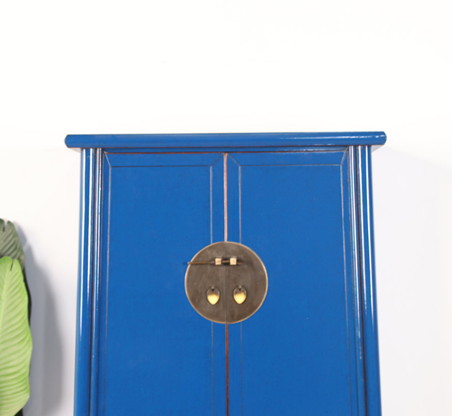 Chinese wedding cabinet 2 doors blue