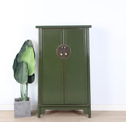 Yajutang Wedding cabinet 2 doors oliv green