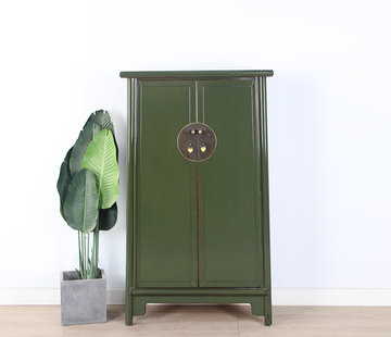 Yajutang Wedding cabinet 2 doors oliv green